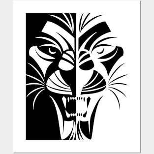 Tribal Tiger Posters and Art